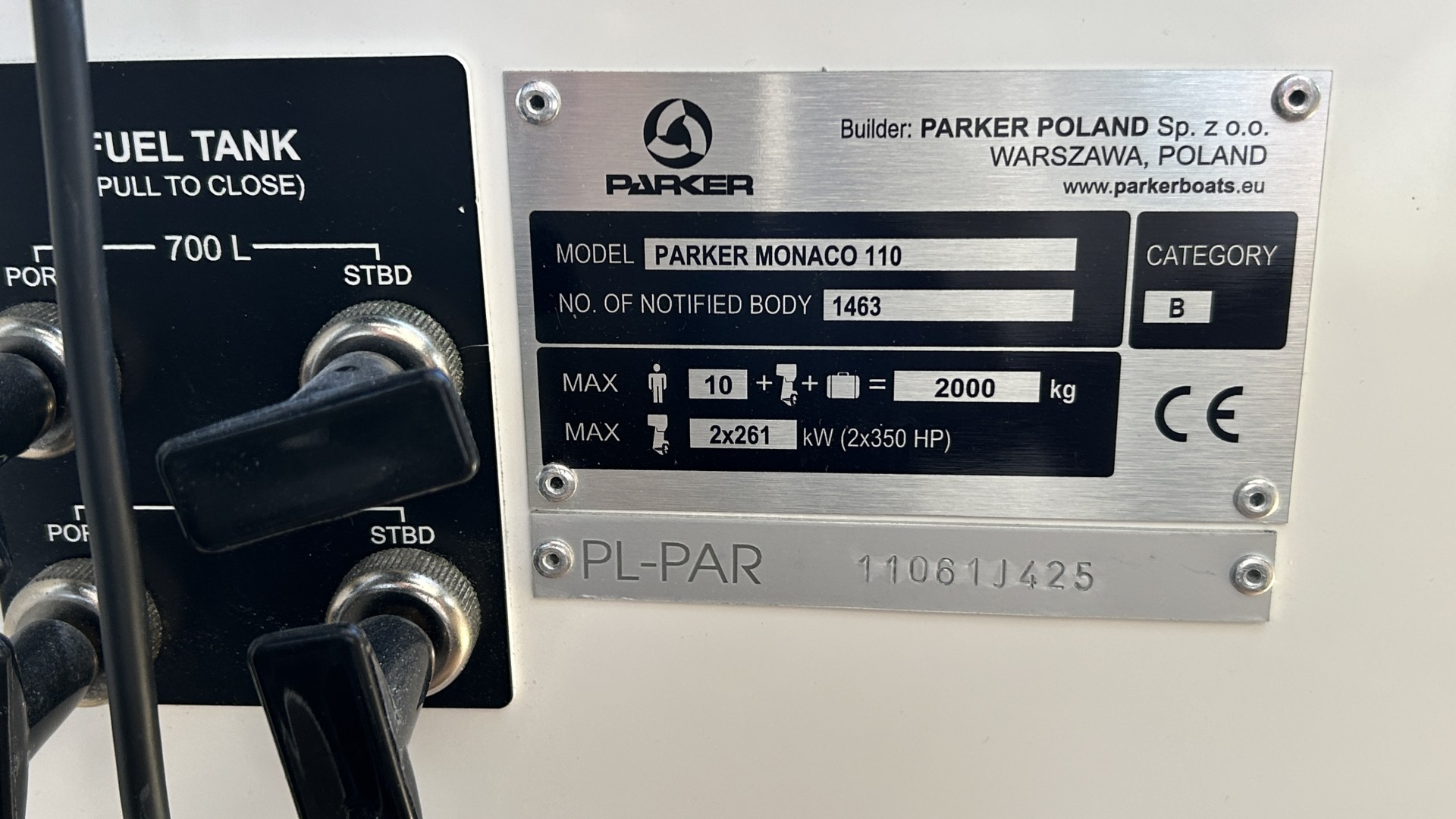 PARKER - MONACO 110 FLY à vendre