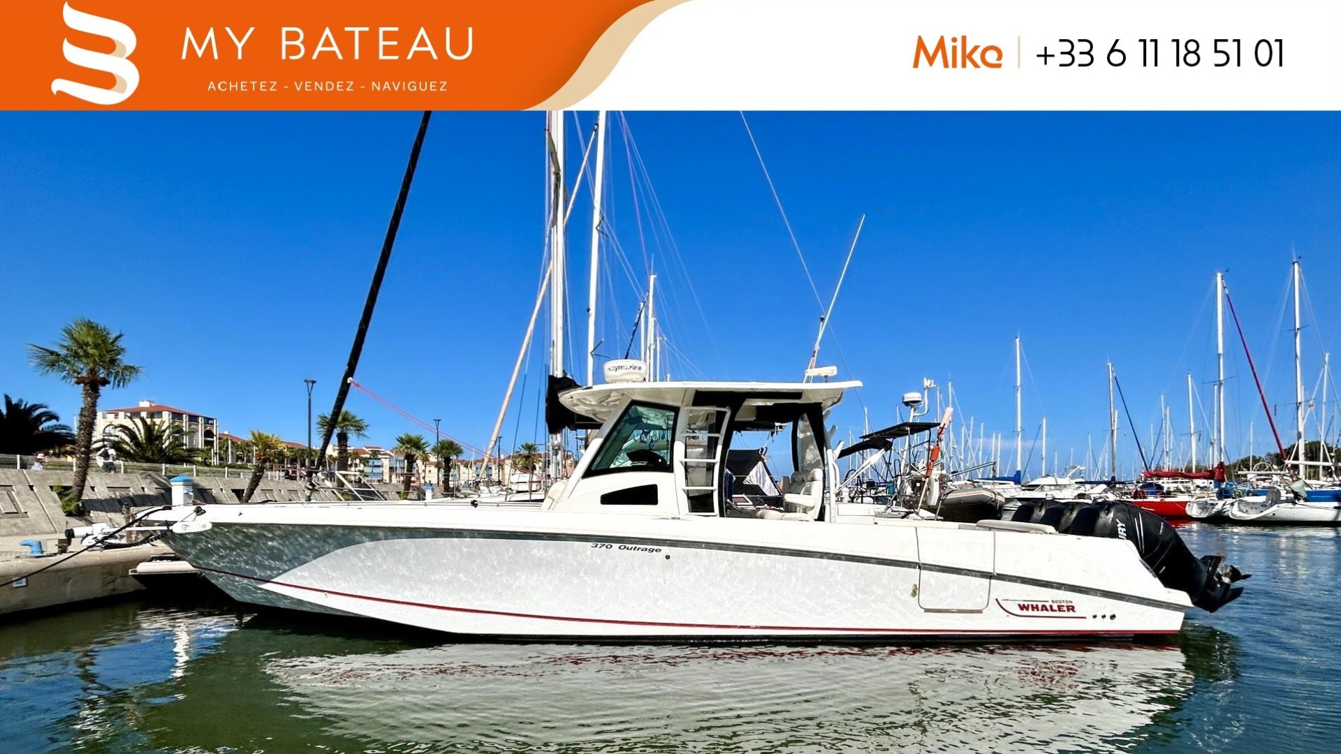 BOSTON WHALER - 370 OUTRAGE à vendre