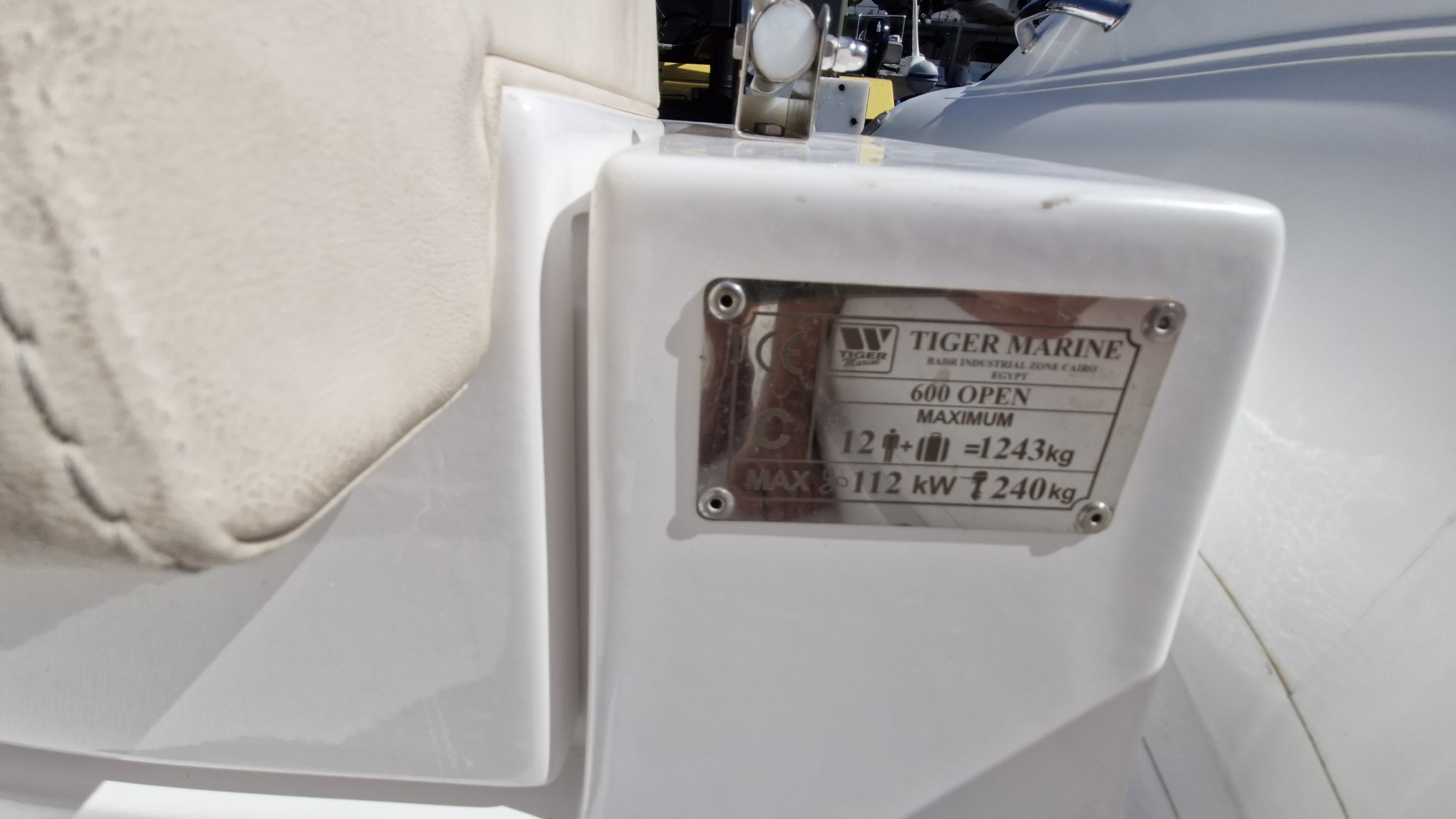 TIGER MARINE - 600 OPEN à vendre